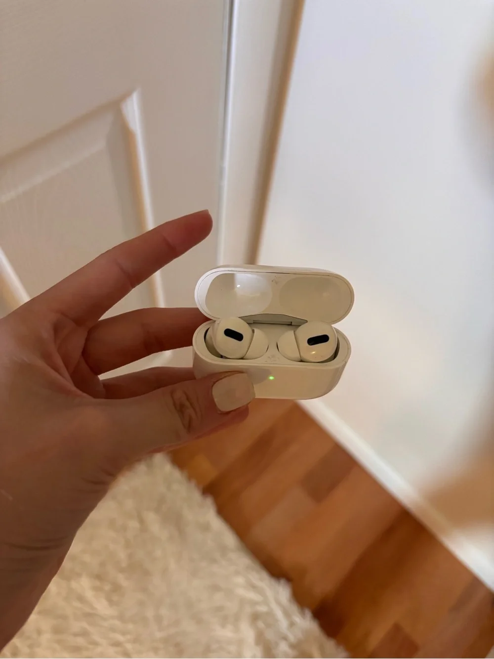 Apple AirPods Pro in White with White Case